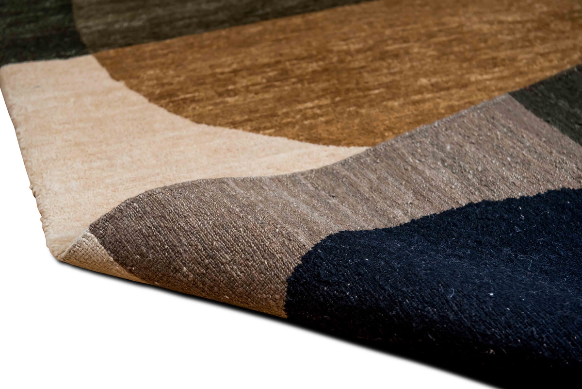 Tufenkian Earth Eclipse — Hand-Knotted Wool Rug, 5′ × 3′
