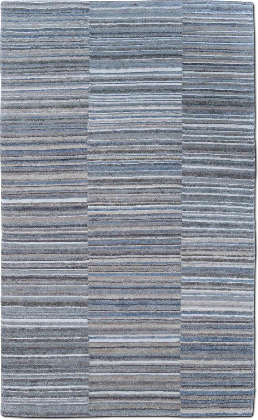 Tufenkian Spectrum Tundra — Hand-Knotted Wool Rug, 5′ × 3′