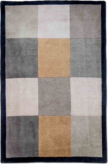 Weavers Art Harmony — Hand-Knotted Wool Rug, 6′ × 4′