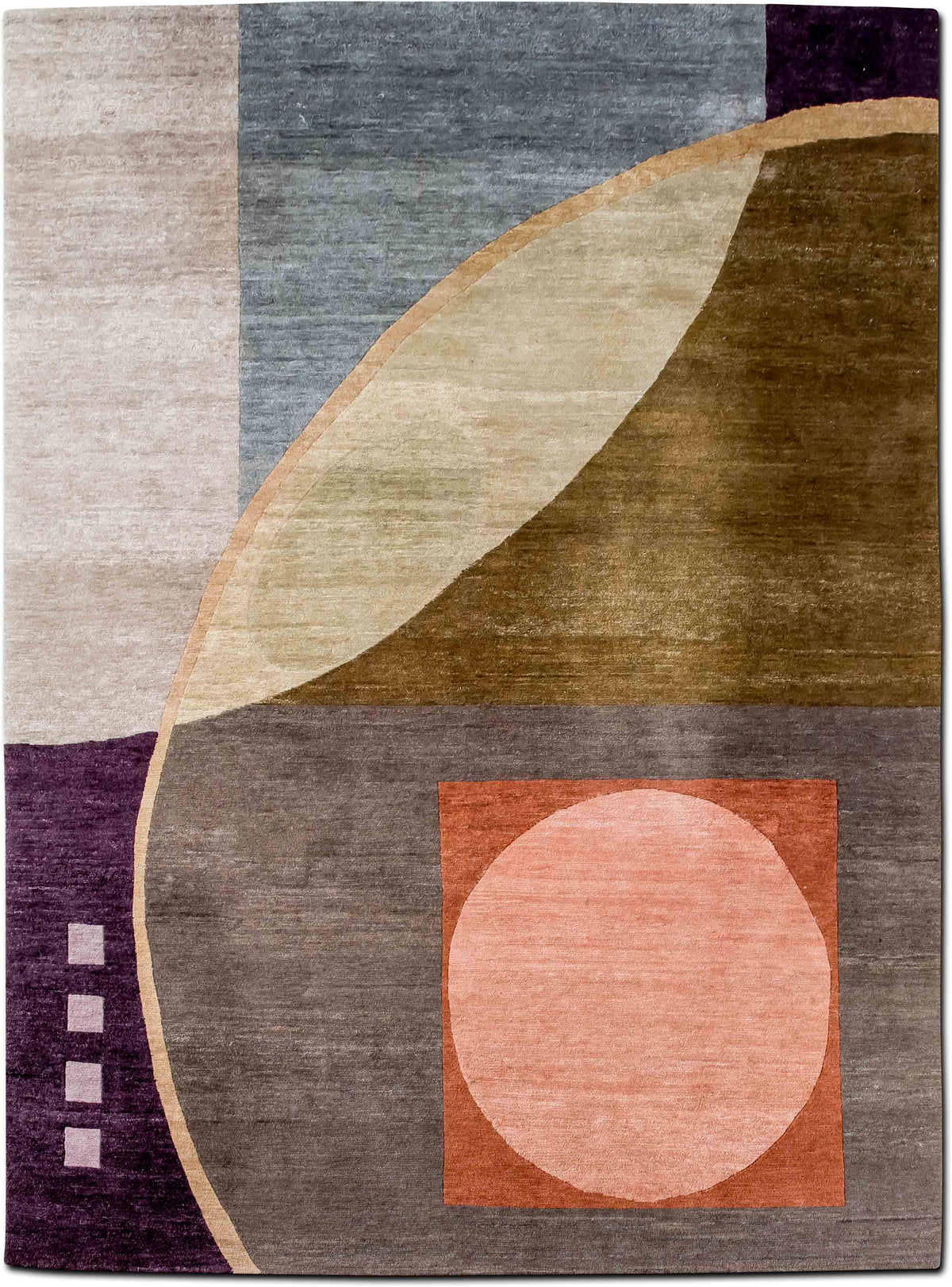 Weavers Art Eclipse Custom — Hand-Knotted Wool Rug, 10′ × 8′
