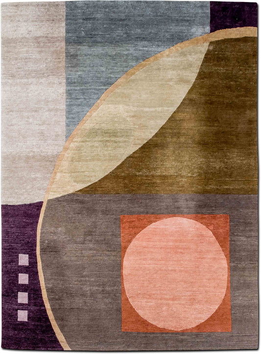 Weavers Art Eclipse Custom — Hand-Knotted Wool Rug, 10′ × 8′
