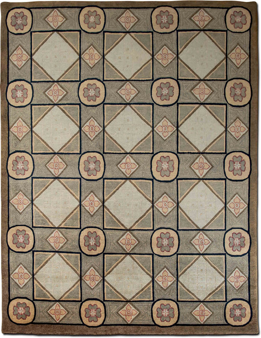 Weavers Art Renaissance — Hand-Knotted Wool & Silk Rug, 10′ × 8′