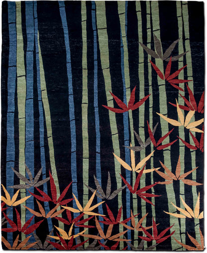 Tufenkian Bamboo Forest — Hand-Knotted Wool Rug, 10′ × 8′