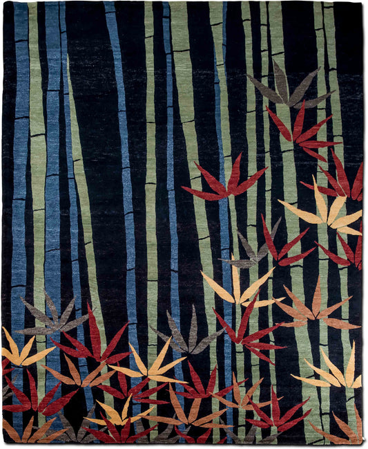 Tufenkian Bamboo Forest — Hand-Knotted Wool Rug, 10′ × 8′