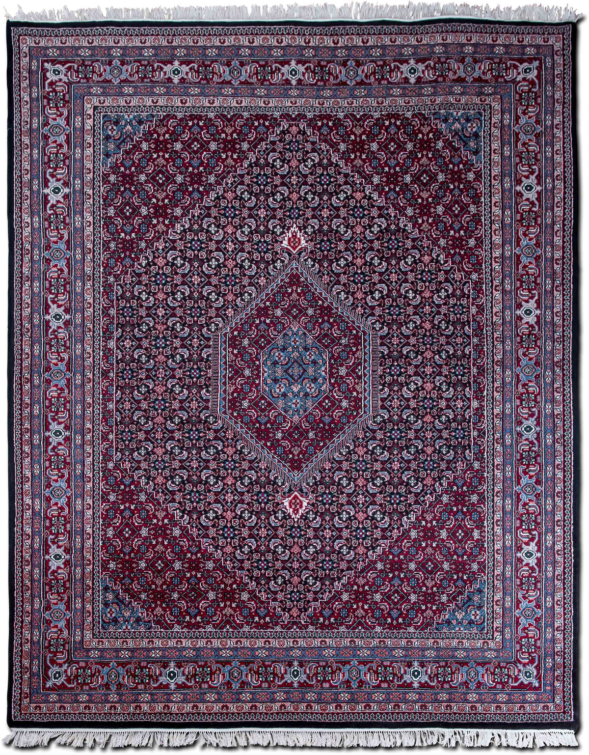 Indo Bidjar (Citak) — Hand-Knotted Wool Rug, 10′ × 8′1″
