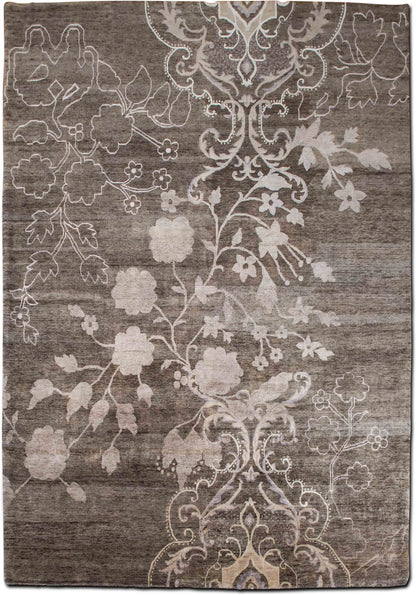 Tufenkian Floral Simple — Hand-Knotted Wool Rug, 11′ × 9′