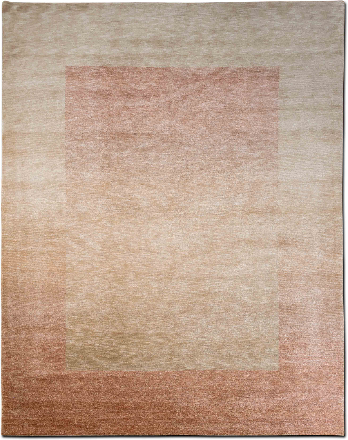 Weavers Art Sunset Autumn — Hand-Knotted Wool & Silk Rug, 10′ × 8′