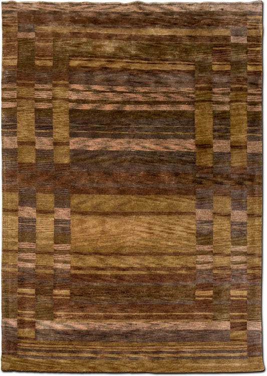 Earth Tones Wool Rug, 11′ × 8′