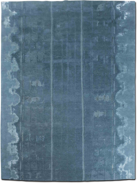 Weavers Art Vibrato — Hand-Knotted Wool & Silk Rug, 10′ × 8′