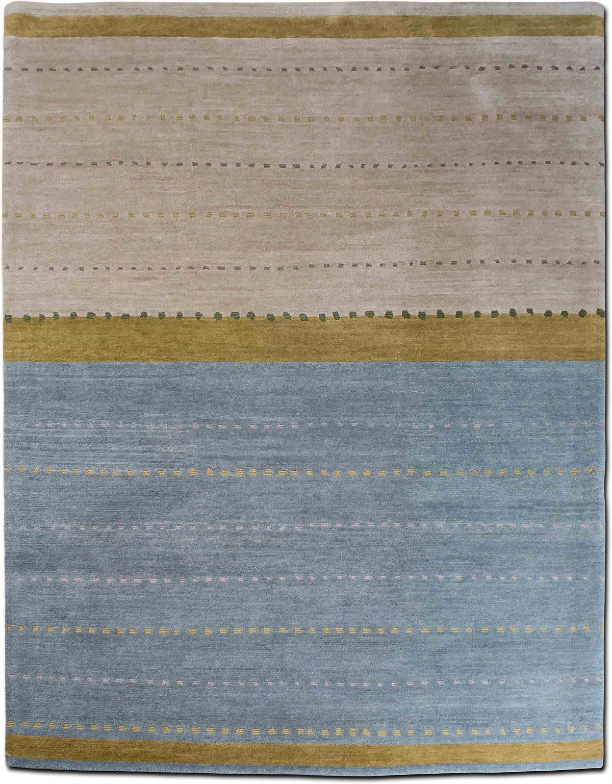 Tufenkian Coconino Limestone — Hand-Knotted Wool Rug, 10′1″ × 8′2″