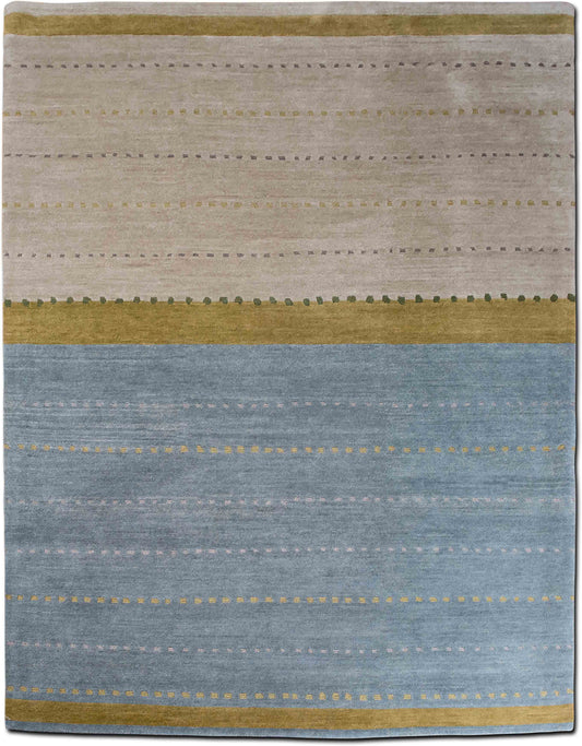 Tufenkian Coconino Limestone — Hand-Knotted Wool Rug, 10′1″ × 8′2″