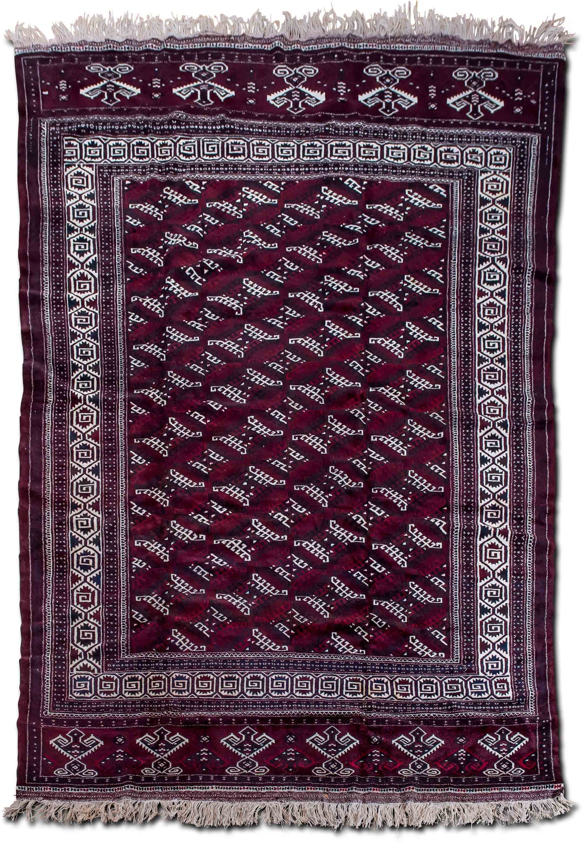 Tribal Depth — Wool Rug, 12′ × 8′3″