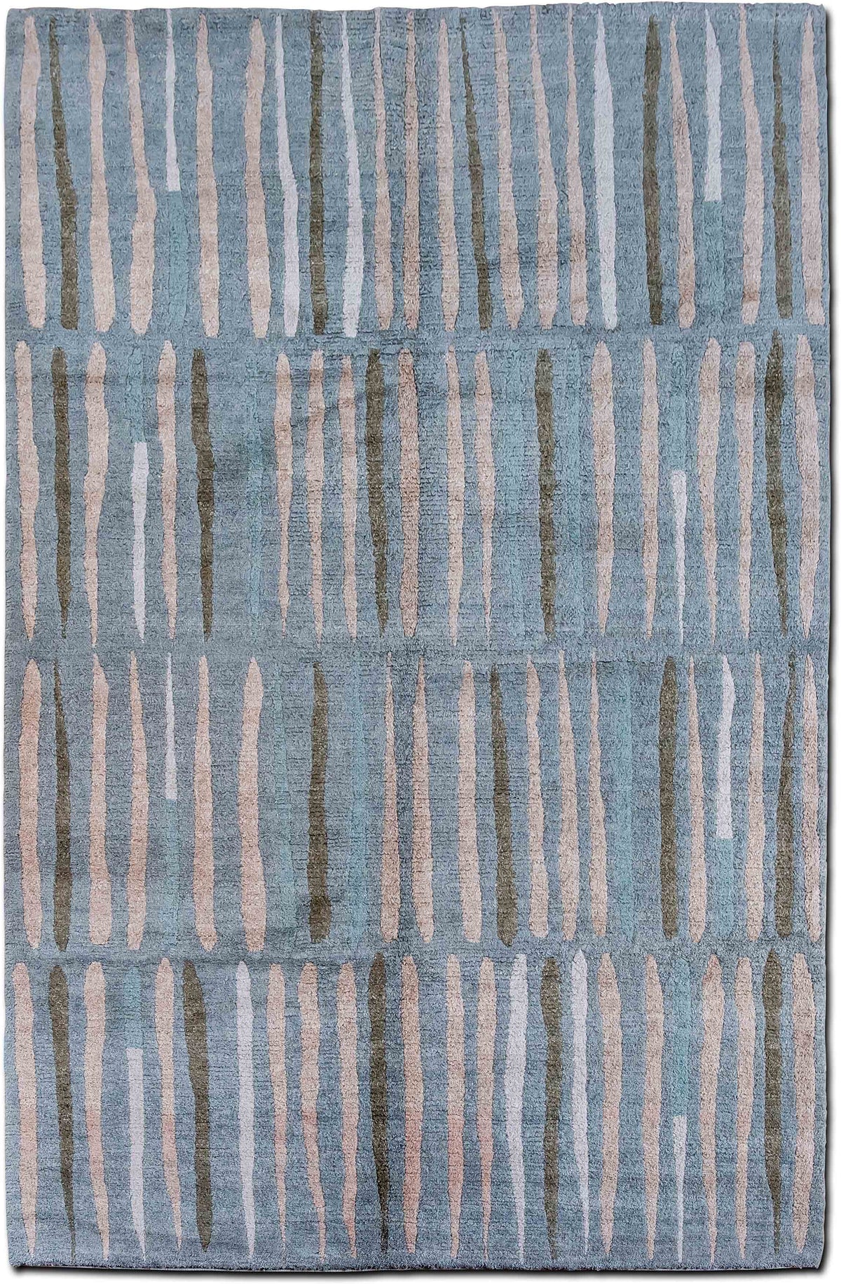 Tufenkian Brushstroke — Hand-Knotted Wool Rug, 8′4″ × 5′6″