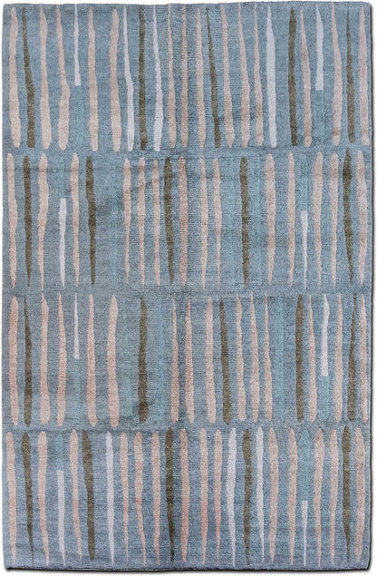 Tufenkian Brushstroke — Hand-Knotted Wool Rug, 8′4″ × 5′6″