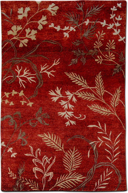 Surya Sonora — Hand-Knotted Wool Rug, 8′ × 5′