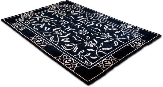 Tufenkian Floral Modern — Hand-Knotted Wool Rug, 9′5″ × 6′5″