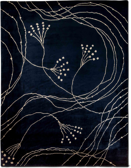 Discayne — Hand-Knotted Wool Rug, 10′ × 7′