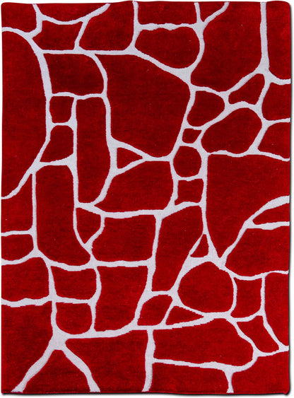 Weavers Art Flagstone — Hand-Knotted Wool Rug, 6′ × 4′