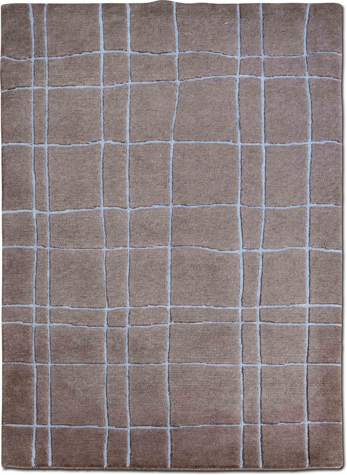 Weavers Art Fields — Hand-Knotted Wool Rug, 6′ × 4′