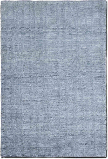 Tufenkian Pewter — Hand-Knotted Wool Rug, 5′ × 3′