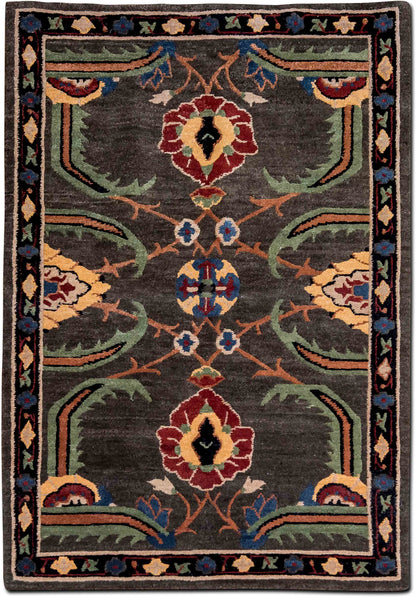 Tufenkian Kilkenny Savanna Dusk — Hand-Knotted Wool Rug, 5′ × 3′