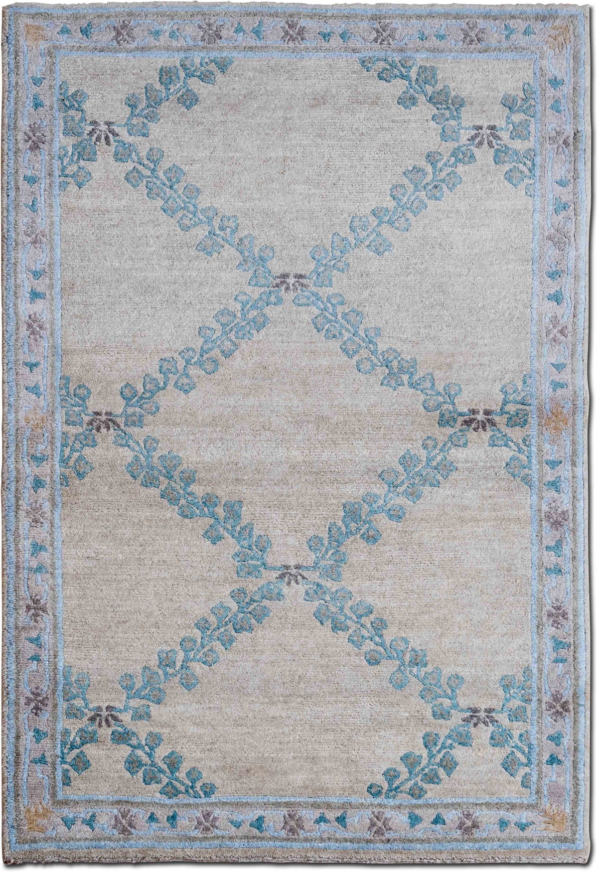 Tufenkian Wintermoon — Hand-Knotted Wool Rug, 5′ × 3′