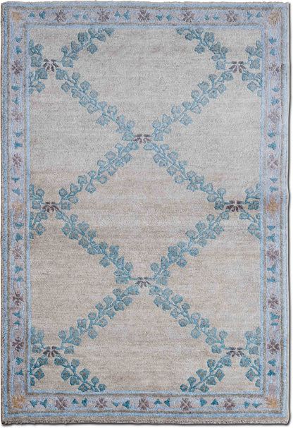 Tufenkian Wintermoon — Hand-Knotted Wool Rug, 5′ × 3′