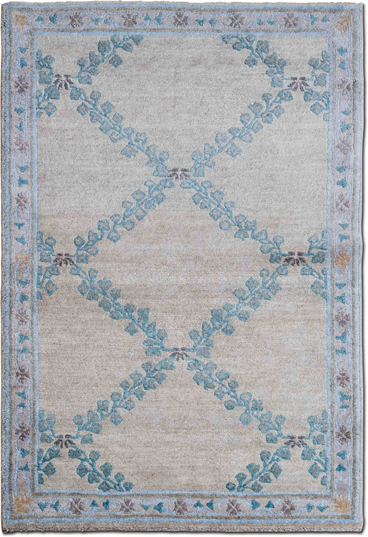 Tufenkian Wintermoon — Hand-Knotted Wool Rug, 5′ × 3′