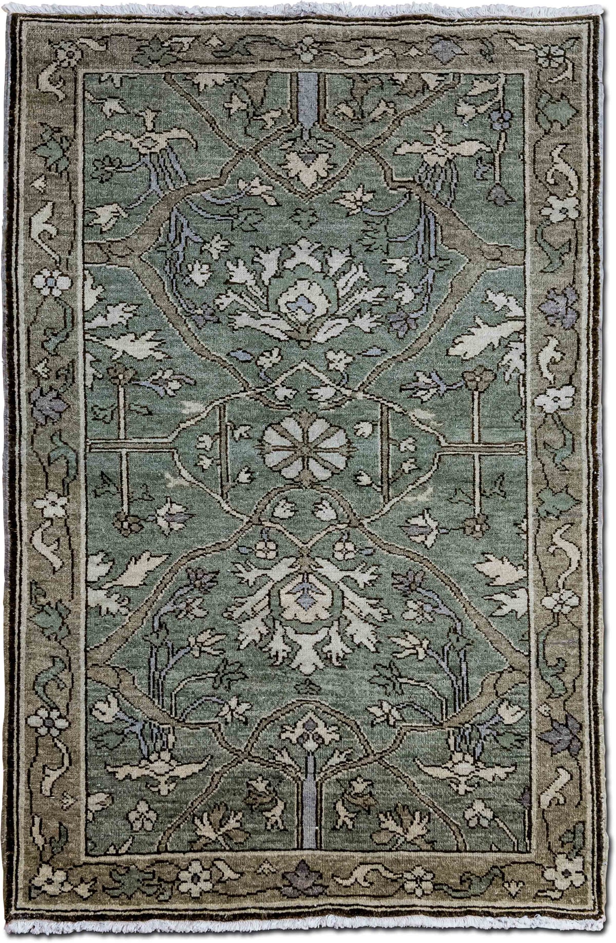 Tufenkian Jozan Glacier — Hand-Knotted Wool Rug, 5′ × 3′