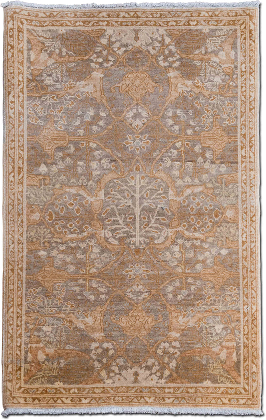 Tufenkian Mahabad Sunstruck Sheared — Hand-Knotted Wool Rug, 5′ × 3′