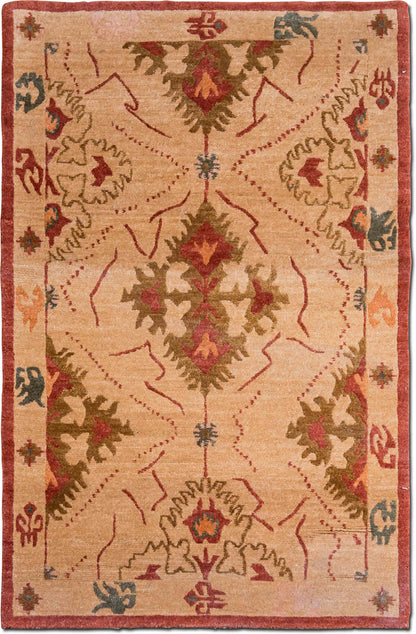 Tufenkian Samkara Harvest Glow — Hand-Knotted Wool Rug, 5′ × 3′