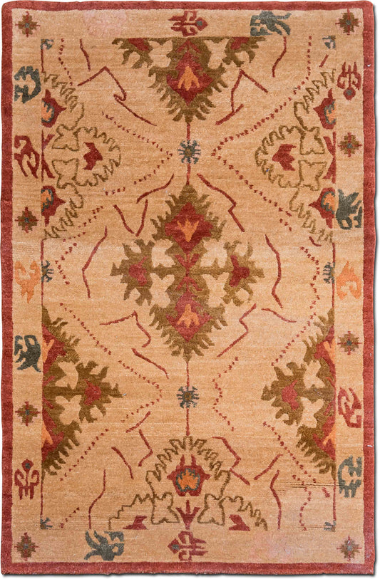 Tufenkian Samkara Harvest Glow — Hand-Knotted Wool Rug, 5′ × 3′