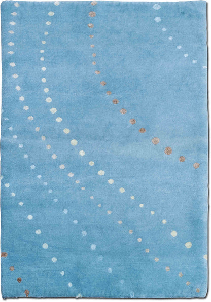 Tufenkian Songlines Pacific — Hand-Knotted Wool & Silk Rug, 5′ × 3′