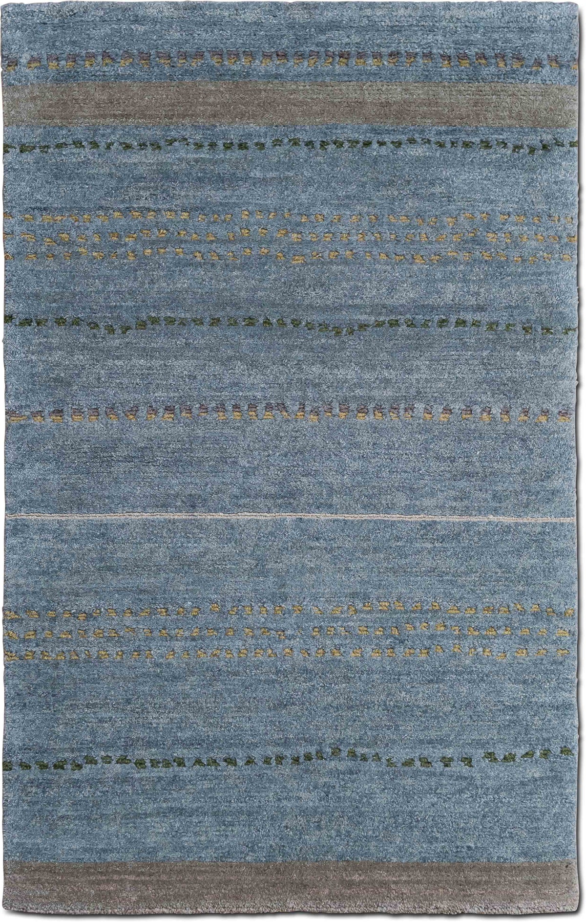 Tufenkian Kaibab Basalt — Hand-Knotted Wool Rug, 5′ × 3′