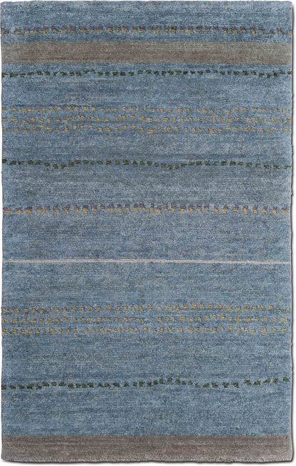 Tufenkian Kaibab Basalt — Hand-Knotted Wool Rug, 5′ × 3′