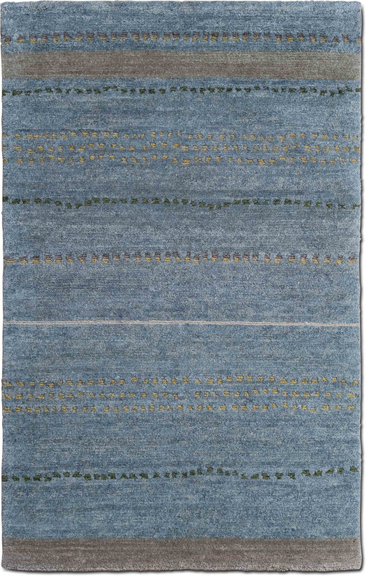 Tufenkian Kaibab Basalt — Hand-Knotted Wool Rug, 5′ × 3′