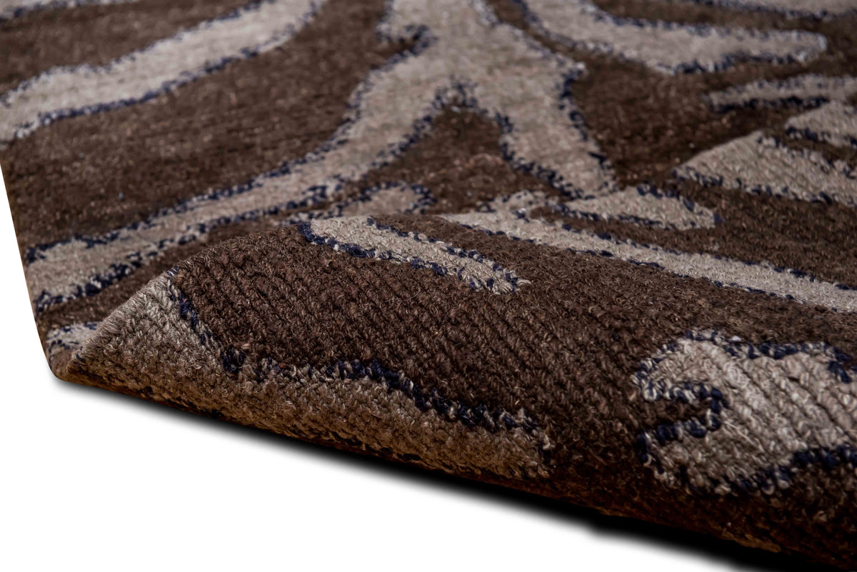 Tufenkian Rajah Allspice — Hand-Knotted Wool Rug, 5′ × 3′