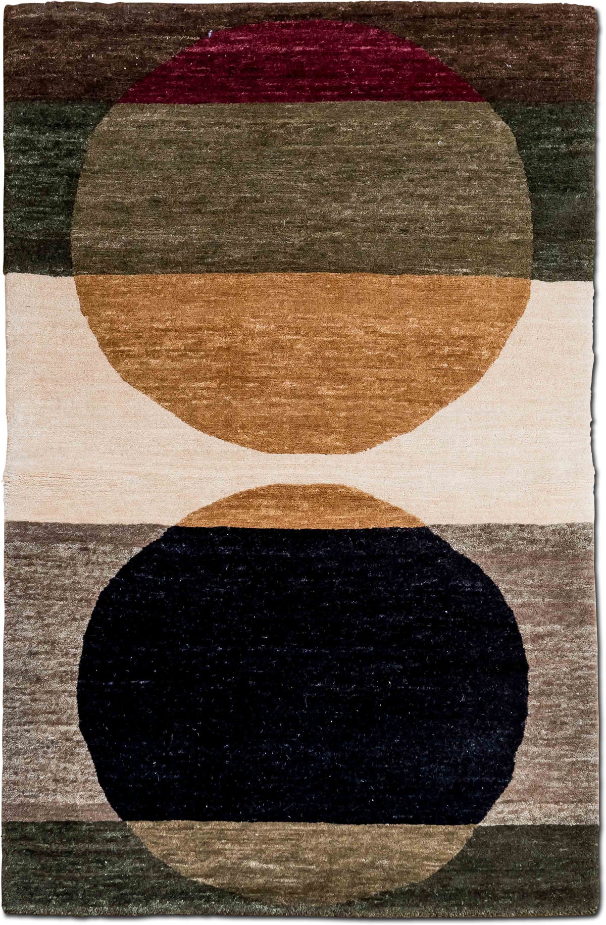 Tufenkian Earth Eclipse — Hand-Knotted Wool Rug, 5′ × 3′