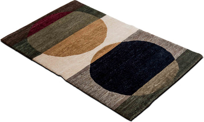 Tufenkian Earth Eclipse — Hand-Knotted Wool Rug, 5′ × 3′