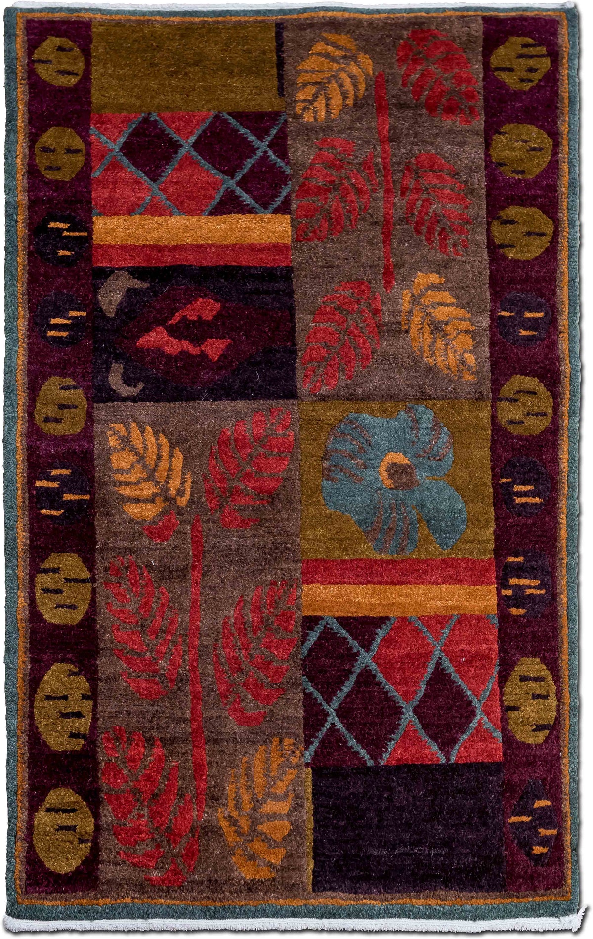 Tufenkian Hothouse Midnight — Hand-Knotted Wool Rug, 5′ × 3′
