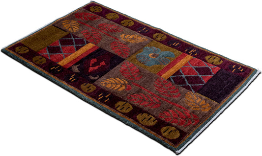 Tufenkian Hothouse Midnight — Hand-Knotted Wool Rug, 5′ × 3′
