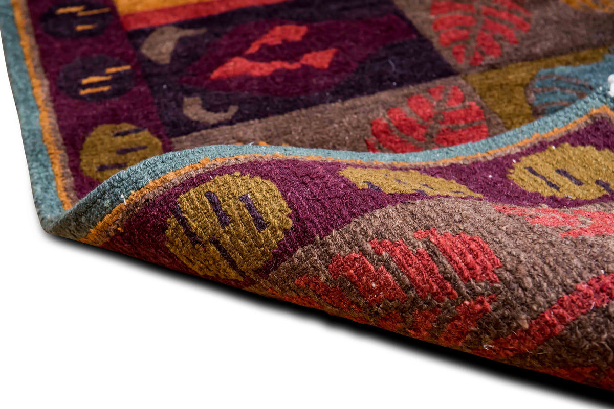 Tufenkian Hothouse Midnight — Hand-Knotted Wool Rug, 5′ × 3′