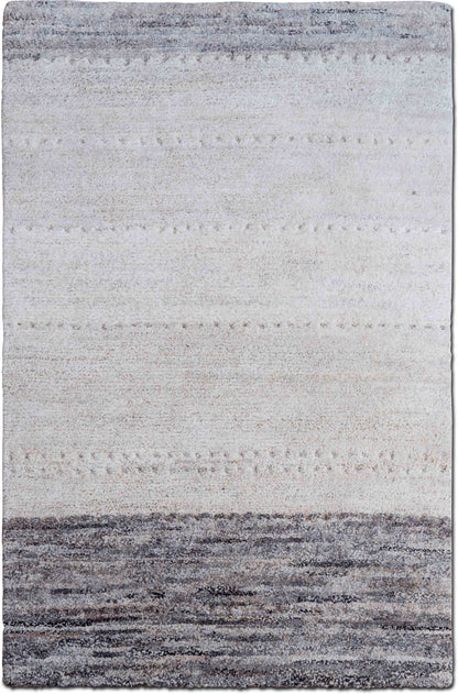 Rainstone Gradient — Hand-Knotted Wool Rug, 5′ × 3′